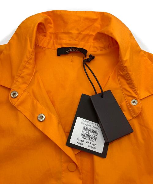 TWIN-SET（ツインセット）TWIN-SET (ツインセット) 半袖ワンピース オレンジ サイズ:S 未使用品の古着・服飾アイテム