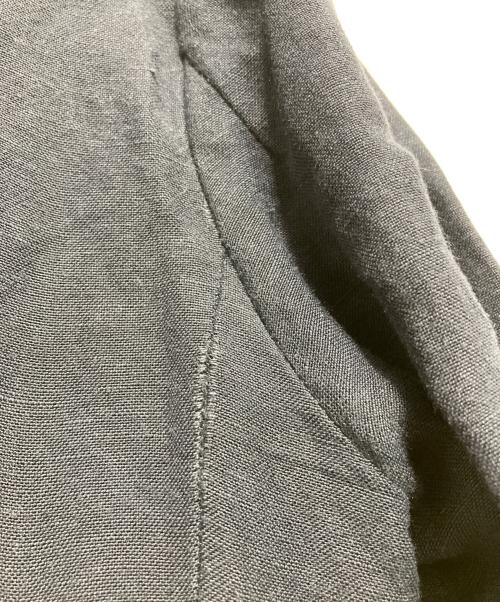 STATE OF MIND（ステートオブマインド）STATE OF MIND (ステートオブマインド) 金子綾 (カネコアヤ) linen single jacket ネイビー サイズ:Sの古着・服飾アイテム