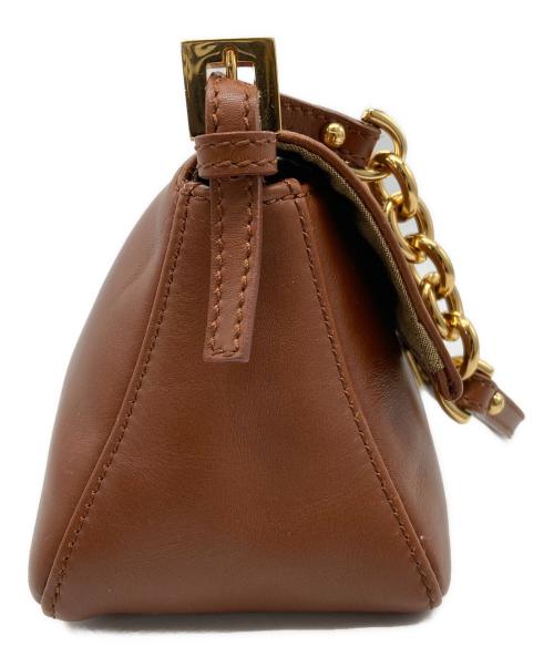 FENDI（フェンディ）FENDI (フェンディ) ミニマンマバケット/ワンショルダーバッグ ブラウンの古着・服飾アイテム