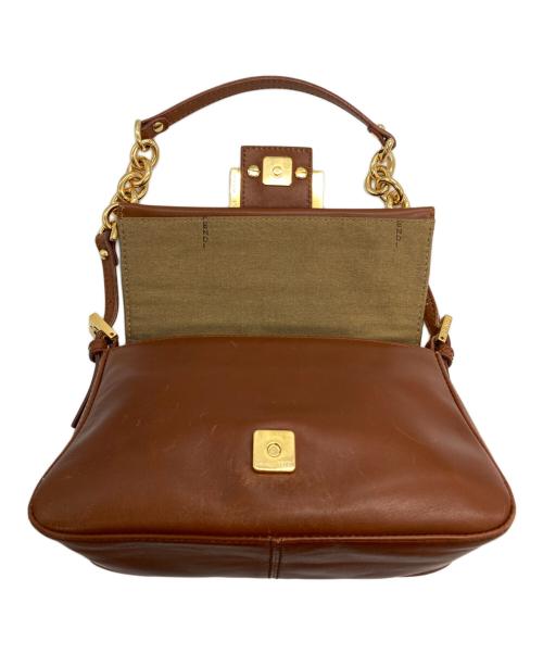 FENDI（フェンディ）FENDI (フェンディ) ミニマンマバケット/ワンショルダーバッグ ブラウンの古着・服飾アイテム