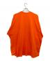 TIGHTBOOTH PRODUCTION (タイトブースプロダクション) BIG LOGO LS T-SHIRT オレンジ サイズ:XL 未使用品：8000円