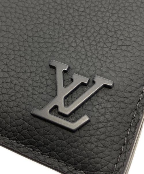 LOUIS VUITTON（ルイ ヴィトン）LOUIS VUITTON (ルイ ヴィトン) LVアエログラム ポルトフォイユ ミュルティプル ネイビーグレーの古着・服飾アイテム