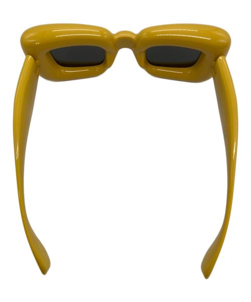 LOEWE（ロエベ）LOEWE (ロエベ) レクタンギュラー サングラス イエロー サイズ:41□28　14541□28　145の古着・服飾アイテム