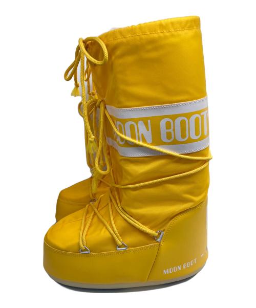 MOONBOOT（ムーンブーツ）MOONBOOT (ムーンブーツ) Icon Nylon Boot イエロー サイズ:42/44の古着・服飾アイテム