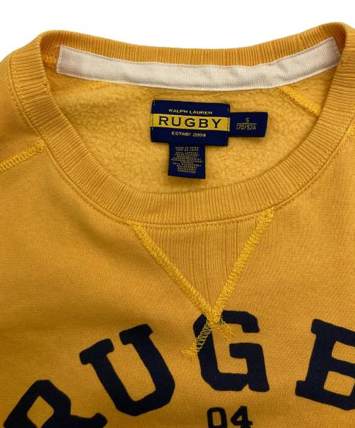 Rugby Ralph Lauren（ラグビーラルフローレン）Rugby Ralph Lauren (ラグビーラルフローレン) ラグランスウェット イエロー サイズ:Sの古着・服飾アイテム