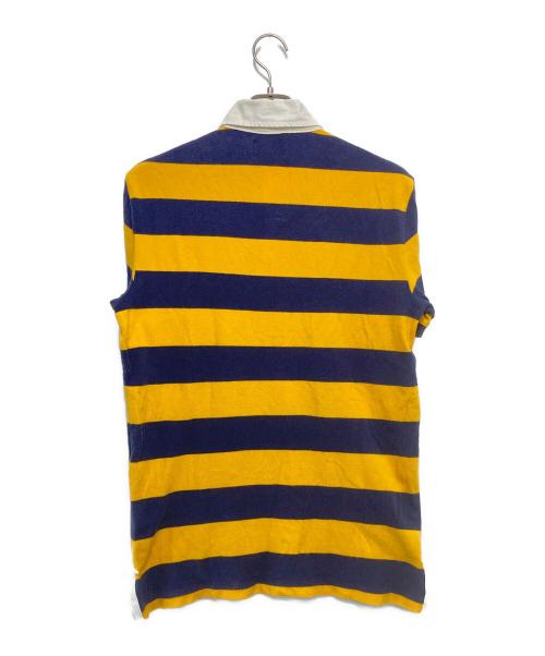 Rugby Ralph Lauren（ラグビーラルフローレン）Rugby Ralph Lauren (ラグビーラルフローレン) ポロシャツ ネイビー×イエロー サイズ:Mの古着・服飾アイテム