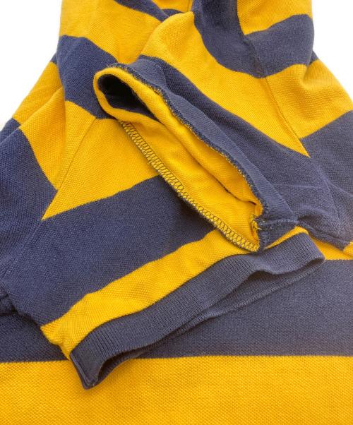 Rugby Ralph Lauren（ラグビーラルフローレン）Rugby Ralph Lauren (ラグビーラルフローレン) ポロシャツ ネイビー×イエロー サイズ:Mの古着・服飾アイテム