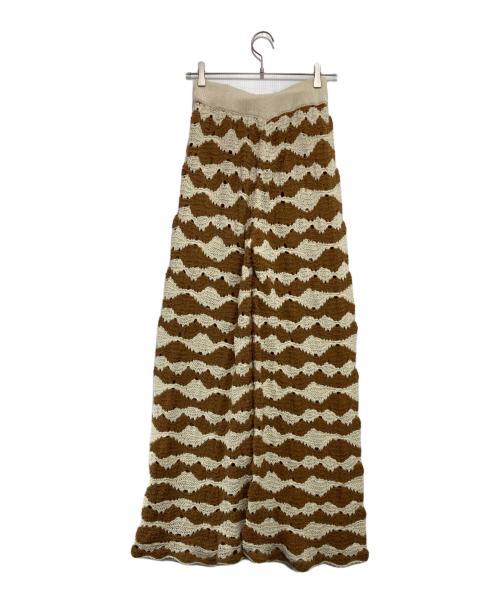 BonSai（ボンサイ）BONSAI (ボンサイ) ニットパンツ ベージュ サイズ:Sの古着・服飾アイテム