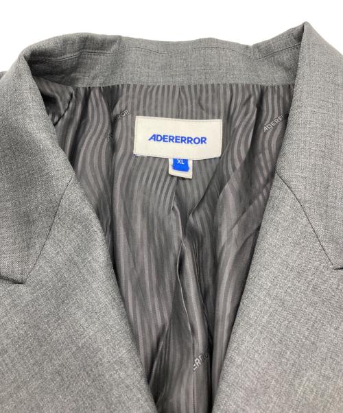 ADER error（アーダーエラー）ADER error (アーダーエラー) Vassi Blazer テーラードジャケット グレー サイズ:XLの古着・服飾アイテム