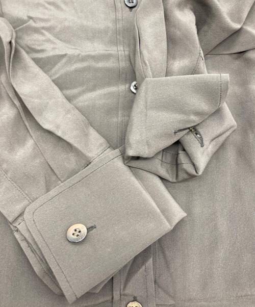 GUCCI（グッチ）GUCCI (グッチ) ［OLD］長袖シルクシャツ ブラウン サイズ:40の古着・服飾アイテム