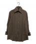 GUCCI（グッチ）の古着「［OLD］長袖シルクシャツ」｜ブラウン