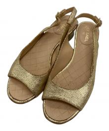 CHANEL（シャネル）の古着「クリアヒールサンダル」｜ベージュ