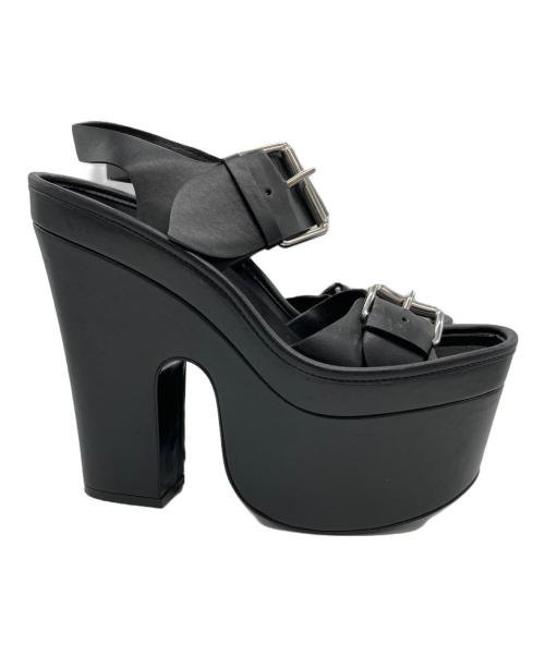 STELLA McCARTNEY（ステラマッカートニー）STELLA McCARTNEY (ステラマッカートニー) 厚底ストラップサンダル ブラック サイズ:36½の古着・服飾アイテム