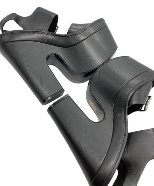 STELLA McCARTNEY（ステラマッカートニー）STELLA McCARTNEY (ステラマッカートニー) 厚底ストラップサンダル ブラック サイズ:36½の古着・服飾アイテム