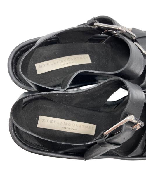 STELLA McCARTNEY（ステラマッカートニー）STELLA McCARTNEY (ステラマッカートニー) 厚底ストラップサンダル ブラック サイズ:36½の古着・服飾アイテム