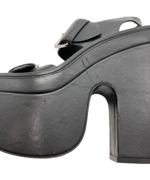 STELLA McCARTNEY（ステラマッカートニー）STELLA McCARTNEY (ステラマッカートニー) 厚底ストラップサンダル ブラック サイズ:36½の古着・服飾アイテム