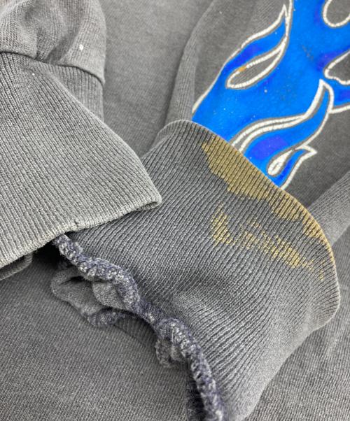 HARLEY-DAVIDSON（ハーレーダビッドソン）HARLEY-DAVIDSON (ハーレーダビッドソン) ［古着］Blue Flame Long TEE グレー サイズ:LGの古着・服飾アイテム