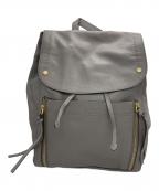 COLE HAANコールハーン）の古着「レザーリュック」｜グレー