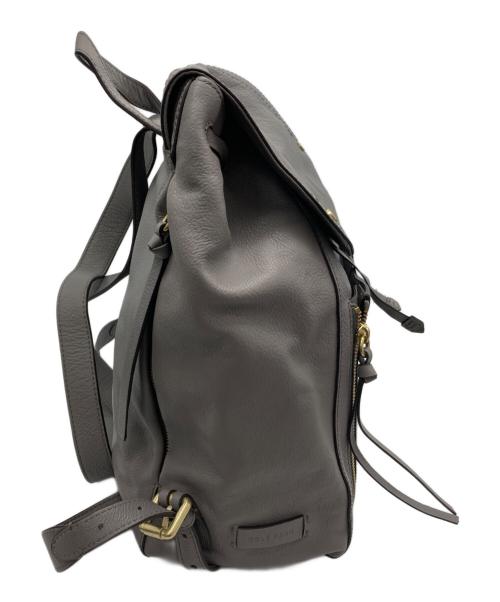 COLE HAAN（コールハーン）COLE HAAN (コールハーン) レザーリュック グレーの古着・服飾アイテム