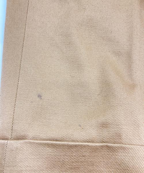 SCYE（サイ）SCYE (サイ) 2タックテーパードチノパンツ ベージュ サイズ:38の古着・服飾アイテム