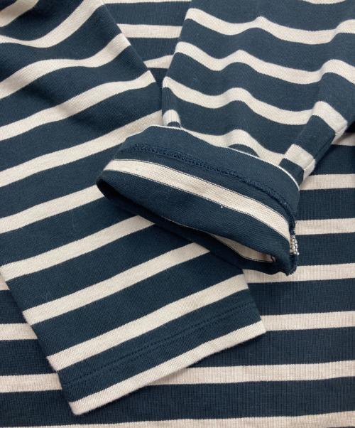 AUBERGE（オーベルジュ）AUBERGE (オーベルジュ) COCO ボーダーTシャツ ブラック×ベージュ サイズ:44の古着・服飾アイテム