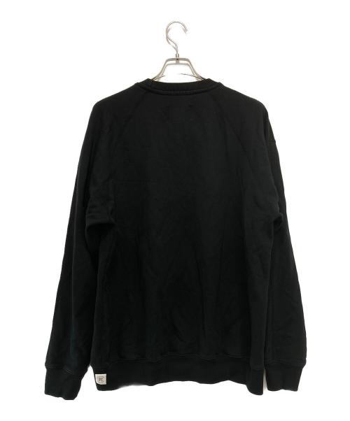 REIGNING CHAMP（レイニングチャンプ）REIGNING CHAMP (レイニングチャンプ) Midweight Terry Relaxed Crewneck ブラック サイズ:Lの古着・服飾アイテム