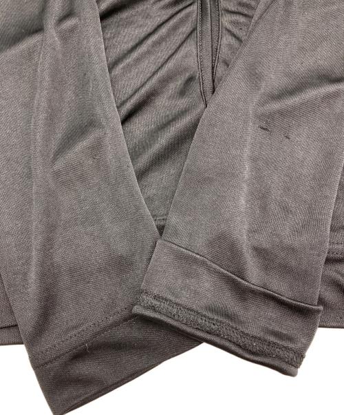 Vivienne Westwood RED LABEL（ヴィヴィアンウエストウッドレッドレーベル）Vivienne Westwood RED LABEL (ヴィヴィアンウエストウッドレッドレーベル) カットソー ギャザーカーディガン ブラック サイズ:2の古着・服飾アイテム