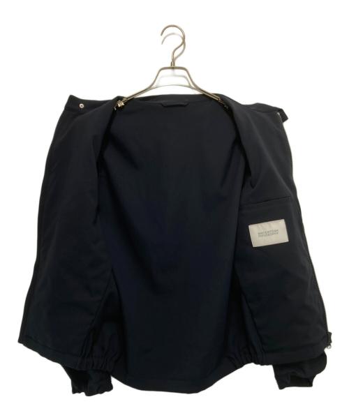 MACKINTOSH PHILOSOPHY（マッキントッシュ フィロソフィー）MACKINTOSH PHILOSOPHY (マッキントッシュ フィロソフィー) テーラードジャージー ストレッチダブルクロス ライダースブルゾン ネイビー サイズ:38の古着・服飾アイテム