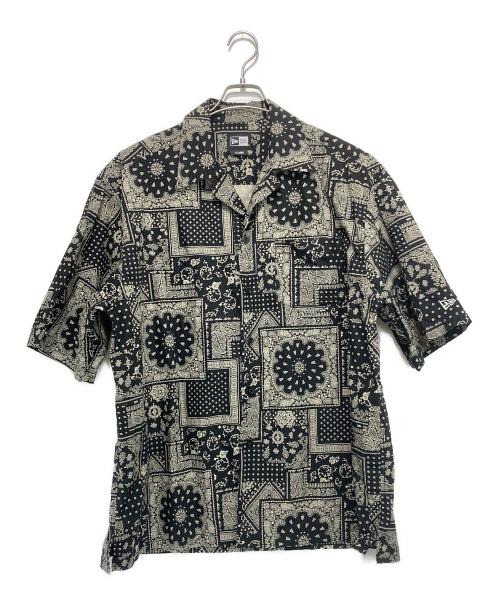 New Era（ニューエラ）New Era (ニューエラ) オープンカラーシャツ ブラック サイズ:XLの古着・服飾アイテム