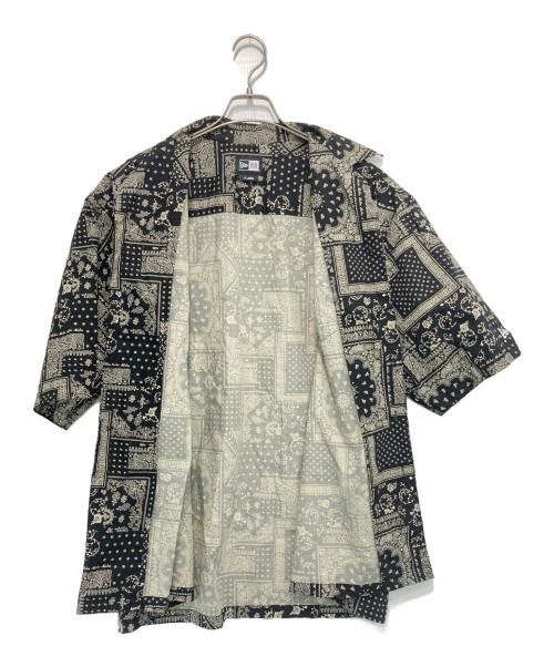 New Era（ニューエラ）New Era (ニューエラ) オープンカラーシャツ ブラック サイズ:XLの古着・服飾アイテム