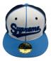 New Era (ニューエラ) Supreme (シュプリーム) PIPING SCRIPT LOGO NEW ERA キャップ ブルー サイズ:7⅝　60.6cm：10000円