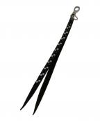 CALEEキャリー）の古着「レザースタッズストラップ」｜ブラック