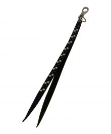 CALEE（キャリー）の古着「レザースタッズストラップ」｜ブラック