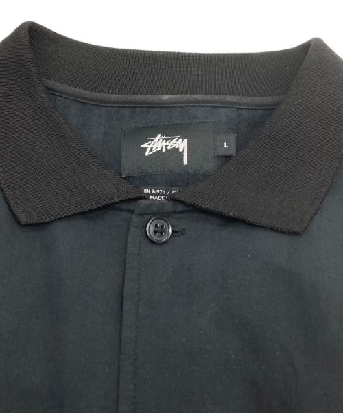 stussy（ステューシー）stussy (ステューシー) 半袖シャツ ブラック サイズ:Lの古着・服飾アイテム
