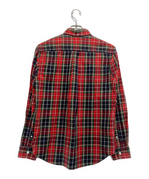 stussy（ステューシー）stussy (ステューシー) ボタンダウンシャツ レッド サイズ:Mの古着・服飾アイテム