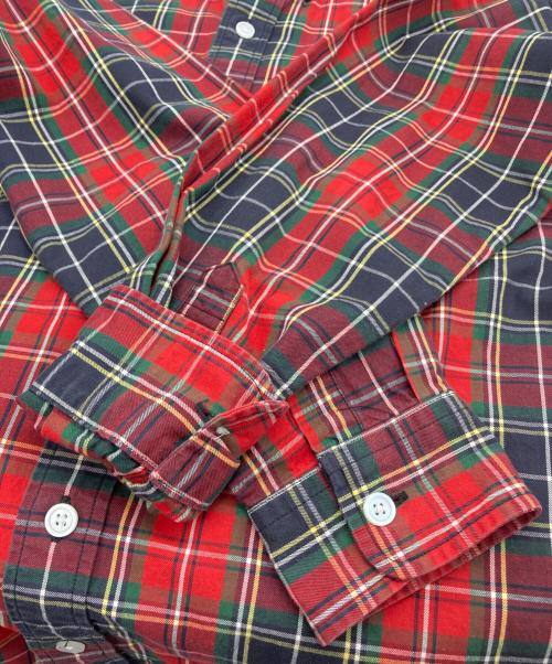 stussy（ステューシー）stussy (ステューシー) ボタンダウンシャツ レッド サイズ:Mの古着・服飾アイテム