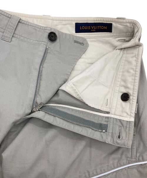 LOUIS VUITTON（ルイ ヴィトン）LOUIS VUITTON (ルイ ヴィトン) シルク混カーゴロングパンツ グレー サイズ:38の古着・服飾アイテム