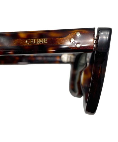 CELINE（セリーヌ）CELINE (セリーヌ) BLACKFRAME 41 ブラウン サイズ:51□21-145の古着・服飾アイテム