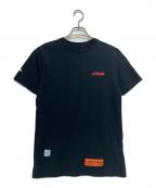 HERON PRESTONヘロンプレストン）の古着「プリントTシャツ」｜ブラック