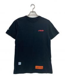HERON PRESTON（ヘロンプレストン）の古着「プリントTシャツ」｜ブラック