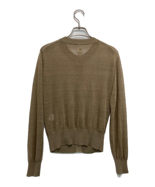 Ron Herman（ロンハーマン）Ron Herman (ロンハーマン) オーガニックリネン カーディガン ベージュ サイズ:XSの古着・服飾アイテム