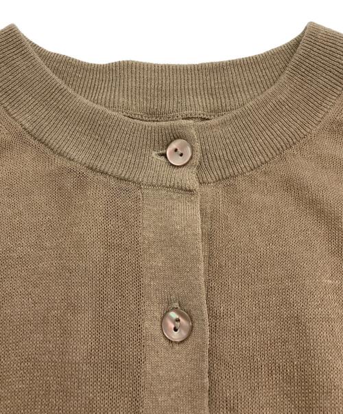 Ron Herman（ロンハーマン）Ron Herman (ロンハーマン) オーガニックリネン カーディガン ベージュ サイズ:XSの古着・服飾アイテム