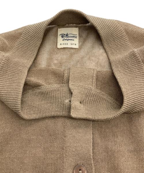 Ron Herman（ロンハーマン）Ron Herman (ロンハーマン) オーガニックリネン カーディガン ベージュ サイズ:XSの古着・服飾アイテム