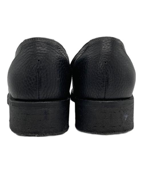 YOKE（ヨーク）YOKE (ヨーク) PLAIN TOE LEATHER SHOES ブラック サイズ:2の古着・服飾アイテム