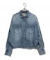 JUSGLITTY（ジャスグリッティー）の古着「クロップドデニムシャツ」｜インディゴ