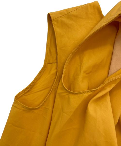 Adam et Rope（アダム エ ロペ）Adam et Rope (アダム エ ロペ) ノースリーブマキシ丈ワンピース イエロー サイズ:Fの古着・服飾アイテム