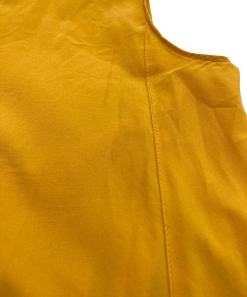 Adam et Rope（アダム エ ロペ）Adam et Rope (アダム エ ロペ) ノースリーブマキシ丈ワンピース イエロー サイズ:Fの古着・服飾アイテム