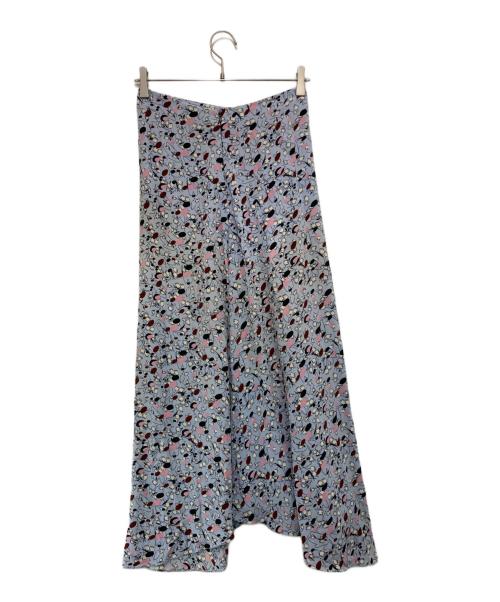 MARNI（マルニ）MARNI (マルニ) 花柄シルクスカート ブルー サイズ:38の古着・服飾アイテム