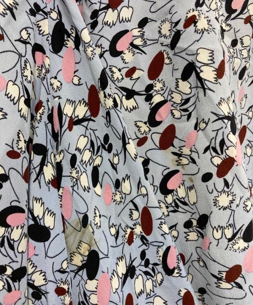 MARNI（マルニ）MARNI (マルニ) 花柄シルクスカート ブルー サイズ:38の古着・服飾アイテム