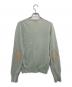 PRADA (プラダ) カシミヤエルボーパッチVネックニット ミントグリーン サイズ:42（170/84A）：13000円